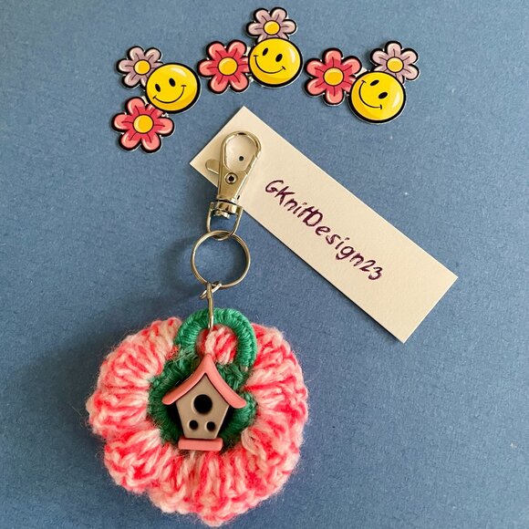 Crochet Keychains, Affordable Gift Set, Backpack Charms, Keychain Charm - Picture 6 of 16